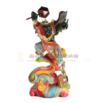 24 inch Lei Gong station Lei Zhenzi Lei General Lei Marshal Rain and rain thunder and lightning resin Taoist statue worship ornaments
