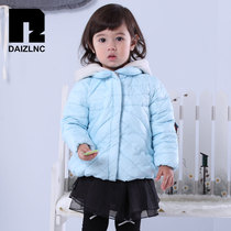 Dipose beautiful childrens down clothes girls CUHK children light and thin short and warm cartoon baby down jacket jacket