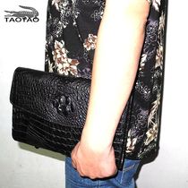 Import Niro avocado leather mens bag Europe and America new big hand bag upscale genuine leather handbag computer briefcase folder bag