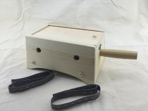 Solid Wood moxibustion box wooden eight-Post pin type round groove 8-hole moxibustion box moxa Rod moxa Post waist and abdomen