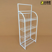 Snack display stand small food display drink shelf pharmacy bread shelf convenience store supermarket shelf iron rack