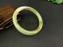 Green Manau bracelet female section Round Strips Green Jade Medullary Jade Bracelets Natural Ice Seed Fine Strips Womens National Wind Jade Bracelets