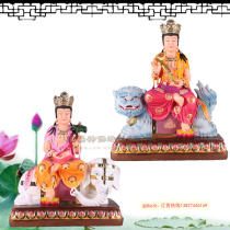 24 inch Manjushri Bodhisattva Buddha statue Samantabhadra Manjushri Samantabhadra Huayan three holy Buddha ornaments