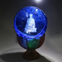 Jizang King Buddha Tang Monk Colorful Rilizi Blue Crystal Rilizi Knot Crystal Lotus Shalita Gawu