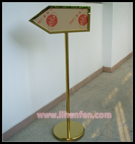 Hotel Clubhouse Flats Mall Double Sided Arrows Stainless Steel Luxury Upscale Oriented Signs Water Card Direction Signs