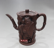 Antique do old pot Bogu frame purple sand pot ornaments kung fu tea set Kung Fu Tea Tea Teapot West Stone ladling pot antique pot