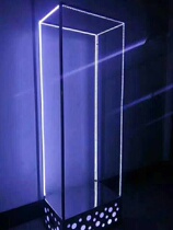 New space capsule point stage gogo wet stage bar atmosphere props movable LED jump stage