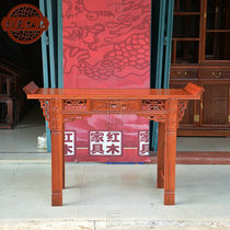 (yun lai) antique Burmese rosewood 1 2 m qiao tou an table text shen tai altar big red sandalwood furniture