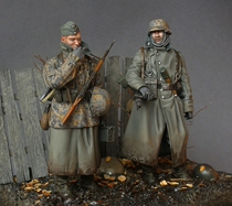 The soldiers in the group are filmed exclusively