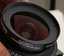 Schneider Super Angulon 47 5 6 large-format lens free original medium gray lens