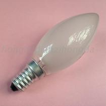 Frosted candle bulb 220V E14 screw tip bubble crystal lamp yellow light