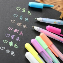 Water Chalk Chalk Chalk pen graffiti pen DIY writing growth commemorative book and growth Archive 7-color entry