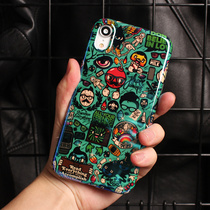 Apple x mobile phone case anti-fall New XR men and women Tide brand personality creative funny cartoon Net red all-inclusive iphone11 protective case xsmax