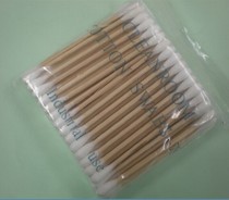 Wood stick cotton sign 100% natural purifying cotton sign water absorption strong double head cotton sign 100 root bag clean cotton