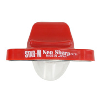 Japan Imports STAR-M Professional Woodworking Repair Edge Knife with Edging Knife (Round Type) No 4970