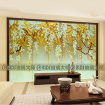 Special art glass promotion film and television Wall decoration TV background wall porch crossing screen partition