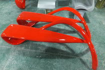 Fashion creative Dragonfly leisure chair outdoor glass fiber reinforced plastic rest chair scenic spot shopping mall public place rest chair