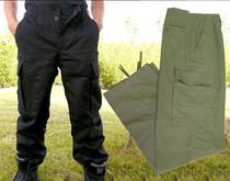 Outdoor military fans casual pants black German army green men loose wear-resistant multi-pocket tactical pants combat pants training pants