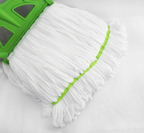 Wet mop replacement cloth Semi-circular free clip mop head microfiber thick cotton yarn