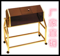 Coffee Color Hand rocking style Lottery Jackpot box Tea color rocking jackpot Translucent Acrylic Roll Rocking Horn Box Golden Steel Frame