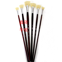 Full 32 yuan old mans head classic red and black wood rod pig mane brush watercolor gouache oil painting brush