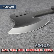 Long self-defense knife Jungle survival multi-functional adult axe tomahawk outdoor chopping wood handmade large long section