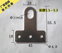 Stainless steel thickened T-shaped angle bar fixing piece angle iron connector welding piece hardware fittings full