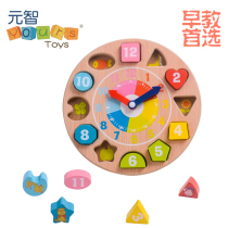 Meta-Wise Children Early Teach Intelligence Shape Pairing Baby Building Blocks Digital Clock Baby Puzzle Toys 1-2-3 years old