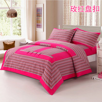 32 yarns Korean version combed cotton pure cotton old coarse cloth double four sets thickened pro-skin static 1 8 m bed