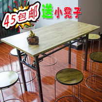 Folding table portable folding table small apartment dining table snack restaurant restaurant fast food table computer table