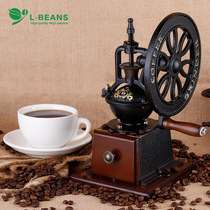 Big hand grinder Super labor-saving retro home office hand punch coffee bean grinder thickness adjustable