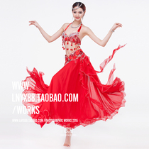 Square belly Latin dance yoga clothing small Apple performance dance clothing Taobao shooting womens photography network