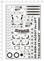 4917-@209 MG MSM-04 ACGUY ver GFT TRICOLOR TORTOISE FIELD METAL STICKER 1