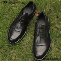 Foreign Trade Men Shoes Genuine Leather Three Joints Business Authentic Leather Shoes Men Tail Single Comfort Men Work Shoes Leather Shoes Leather Shoes