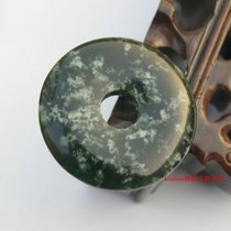 Natural blue field ink Jade safe buckle pendant Jade safe buckle everything
