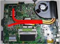 SUSTech K53S notebook heat dissipation retrofit package notebook CPU heat dissipation copper pipe to transform copper pipe heat pipe