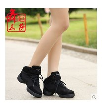 Sansha Dance Shoes Soft-bottom Dance Shoes Womens Style Square Dance Shoes Heightening Jazz Dance Modern Dance Shoes Women Soft-bottom