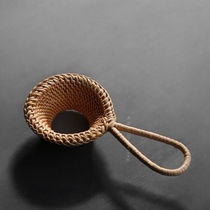 Liuhetang autumn rattan tea leak pure handmade nickup tea filter tea filter kung fu tea set accessories