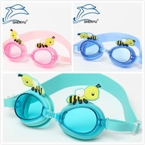 Children swimming goggles Cute cartoon swimming goggles Waterproof anti-fog boy girl baby swimming goggles Bee crab swimming goggles