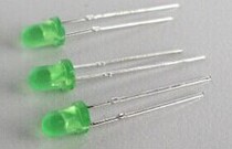 3MM green hair Green bright luminous tube LED LED LED 1000=14 8 yuan