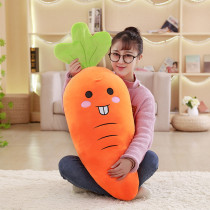 Cute carrot plush toy long sleeping pillow Lazy radish doll doll Ragdoll birthday gift