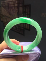 Green full green jade bracelet women Myanmar jade bracelet ice seed floating green natural jewelry jade bracelet
