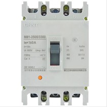 Zhengtai 3P empty open NM1-250S 3300 three-phase plastic shell breaker 160A200A225A 250A protector