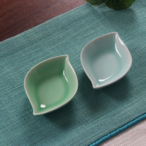 Longquan celadon ceramic sauce dish tableware sauce dish seasoning seasoning sauce saucer small saucer vinegar dish fashion creativity