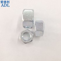 Galvanized British and American fine tooth nuts Young tooth nuts Fine tooth hexagonal nuts 1 2-20 5 8-18