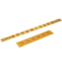 Juyuan Pavilion Brass Feng shui ruler Copper money ruler Five emperors Copper money ruler Moving new home auspicious pendant Home safety pendant
