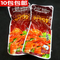Wenzhou specialty country incense drunken fragrant duck palm 28g * 20 packs of spicy casual vacuum packaging snacks snack duck claws