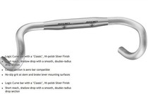 American Ritchey Classic classic replica polished bright silver aluminum alloy small bend