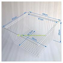 Hanging basket freezer refrigerator wine cabinet wire hardware is white paint storage dining car debris storage customization