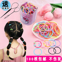 Rubber band Childrens rubber band Hair circle Hair rope Head rope Baby girl does not hurt hair tie hair decoration Korean version of small gas tendons